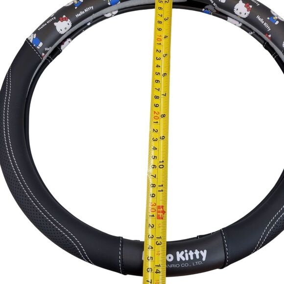 Brand New Sanrio Hello Kitty Black Car Steering Wheel Cover - Picture 9 of 9